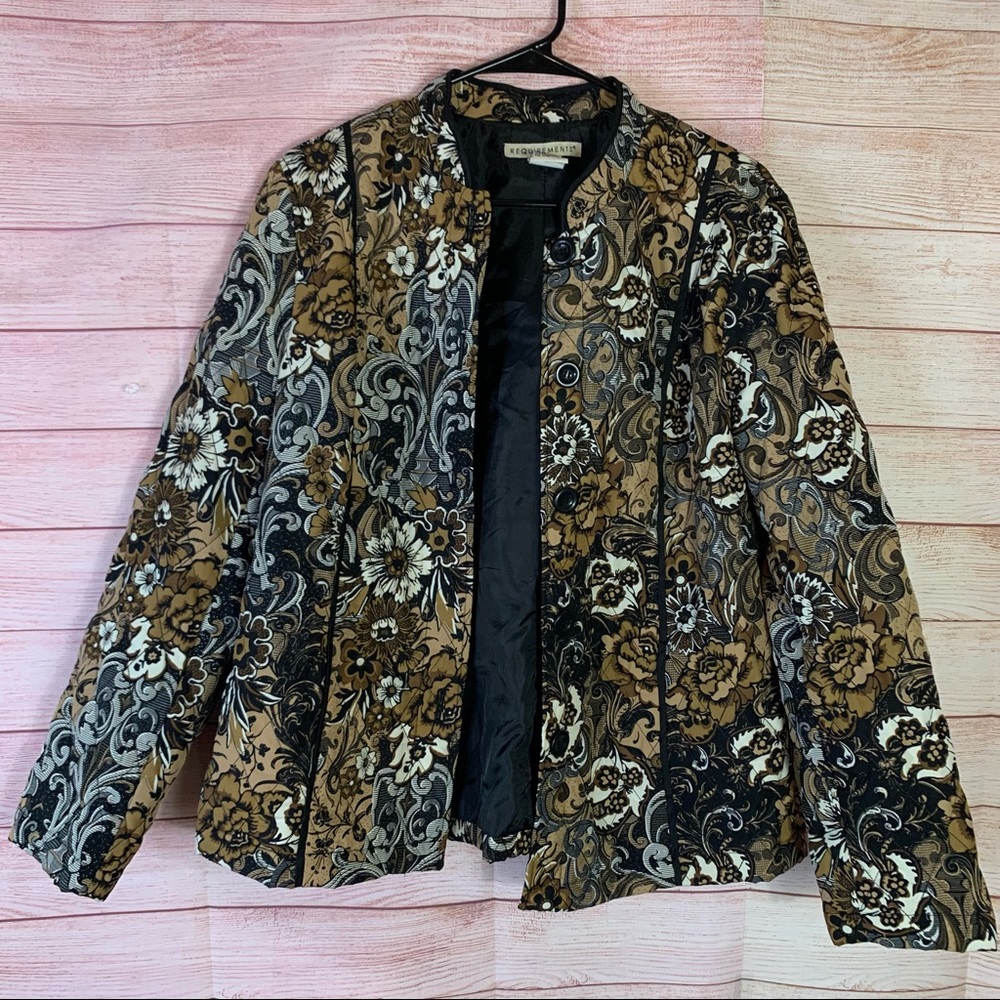 Requirements Light Weight‎ Floral Jacket Large